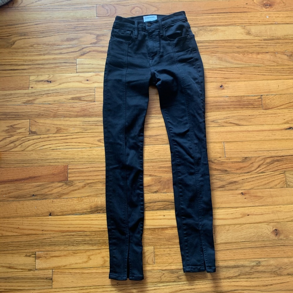 Frame  ali high raise skinny jeans - Picture 6 of 15